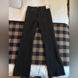 Madewell Vintage Flare Black Flare Jeans